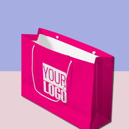 Varmt Rosa - lägg till fet logotyp