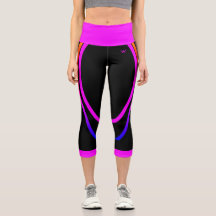 Varmt Rosa Svart Geometriskt Tryck Modern Stil
