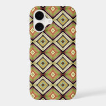 Varmt tonad groovy geometrisk