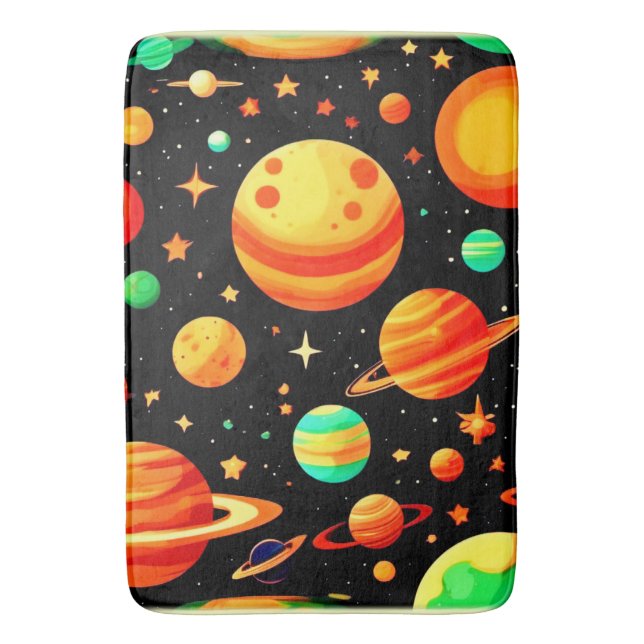 Varmtandad konsomisk Tecknad konst Badrumsmatta (Framsidan (Vertikal))