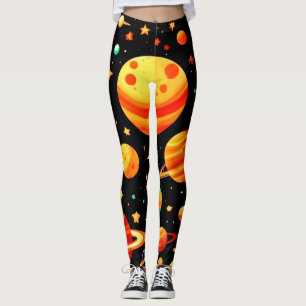 Varmtandad konsomisk Tecknad konst Leggings