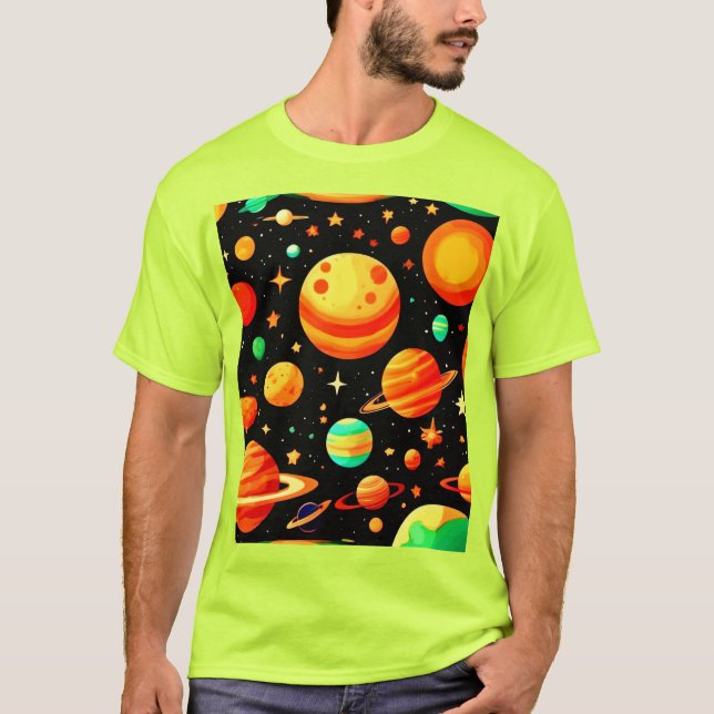 Varmtandad konsomisk Tecknad konst T Shirt (Framsida)