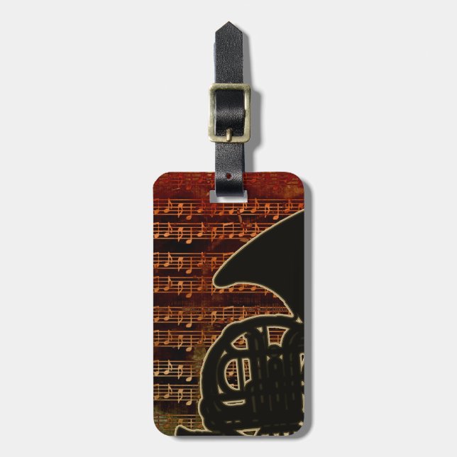 Varmtoner Fransk Horn ID280 Bagagebricka (Vertikal Framsida)