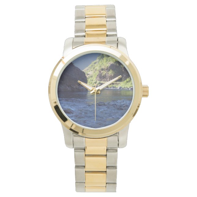 Varmur med Idaho-flodscen. Armbandsur (Framsida)