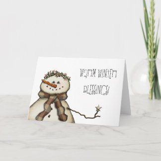 Varmvinter Blessings! Helgkort