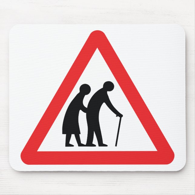 VARNA åldringfolk - UK trafikerar undertecknar Musmatta (Framsidan)