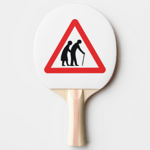 VARNA åldringfolk - UK trafikerar undertecknar Pingisracket