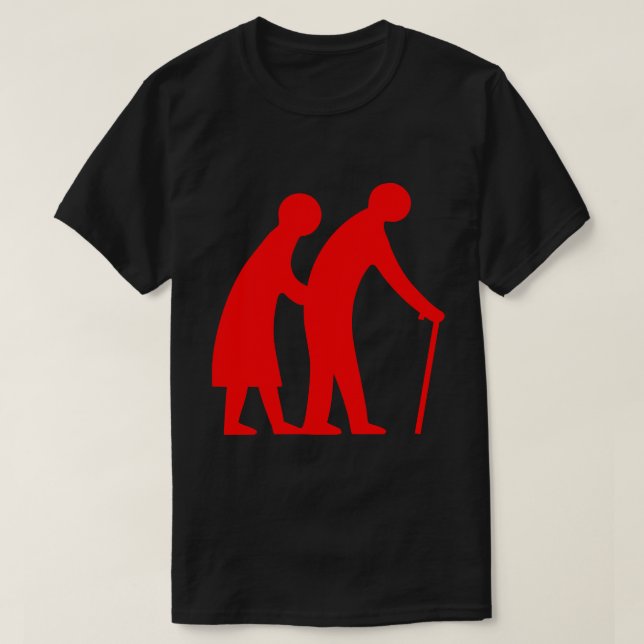 VARNA åldringfolk - UK trafikerar undertecknar Tee Shirt (Design framsida)