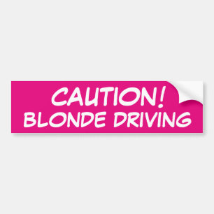 VARNA blondinkörning Bildekal