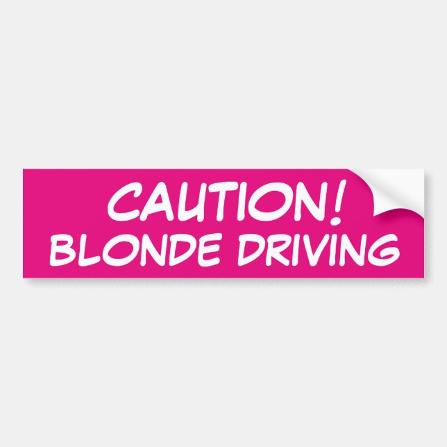 VARNA blondinkörning Bildekal (Framsidan)