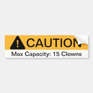 Varna clownbildekalet för max kapacitet bildekal