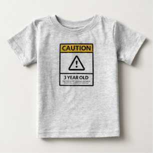 VARNA den åriga 3rd babyT-tröja för födelsedag T Shirt