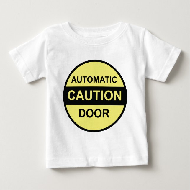 Varna den automatiska dörren t-shirt (Framsida)