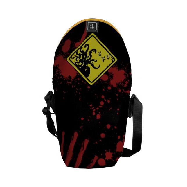 Varna den Cthulhu splatteren Kurir Väska (Öppen Baksida)