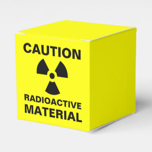 Varna den radioaktiva materiella faraa Halloween Presentaskar