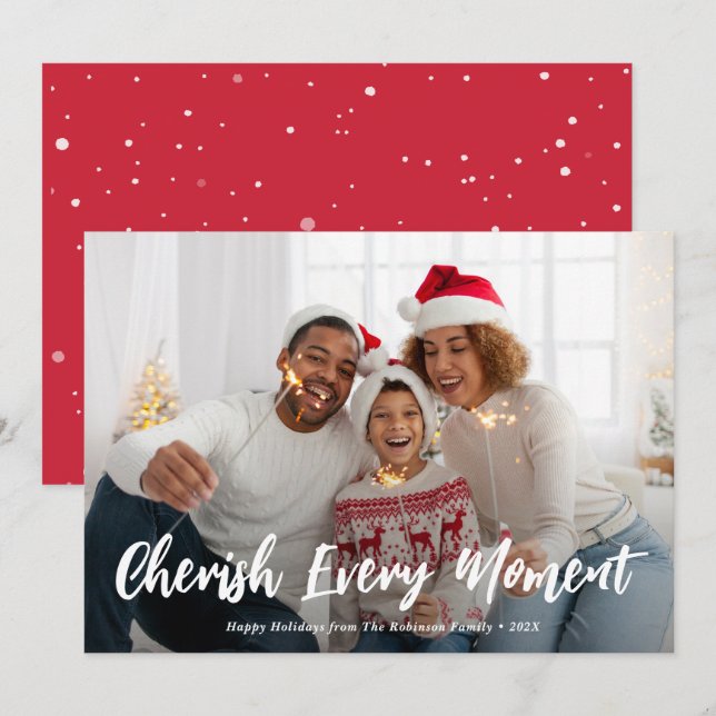 värna en glad jul kort (Fram/baksida)