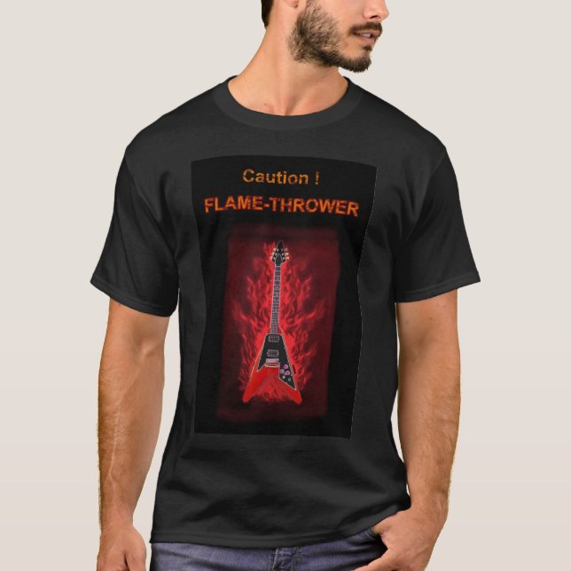 VARNA FLAMMAR THROWEREN T SHIRT (Framsida)