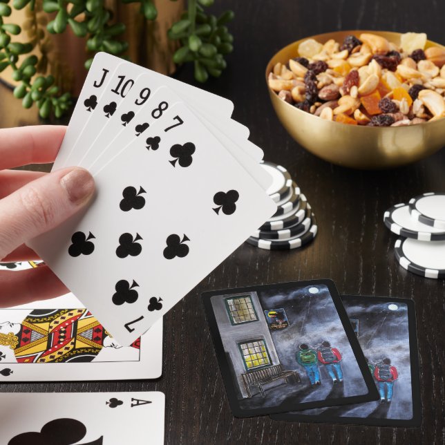 Varna för Månmålning av Alfred Fox Casinokort (På plats)