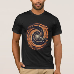 Varna genom rymd-T-Shirt-design T Shirt