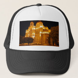 Varna katedral på natten truckerkeps