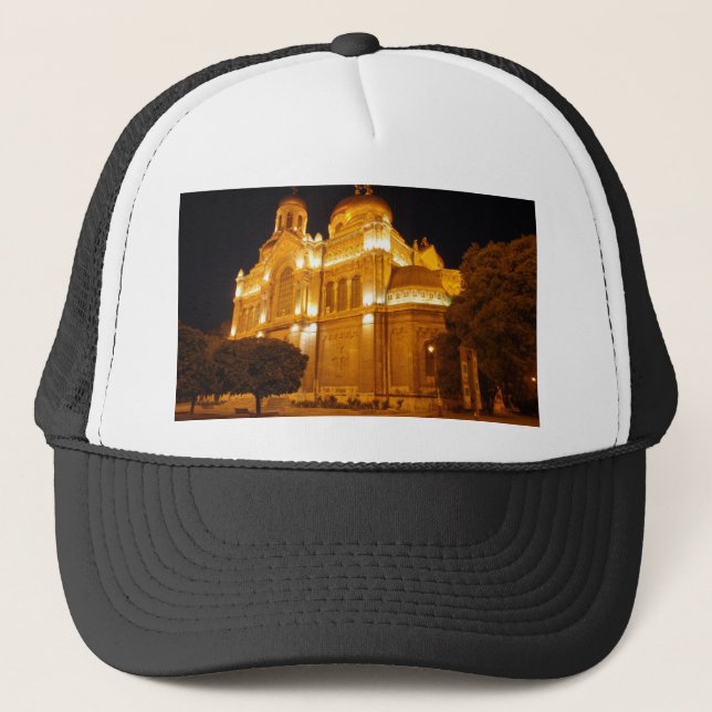 Varna katedral på natten truckerkeps (Framsida)