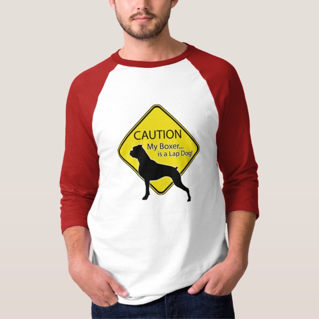 Varna min boxare är en varvhund! tee (Framsida)