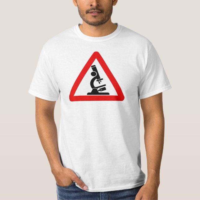 VARNA: Pågående vetenskap T-shirt (Framsida)