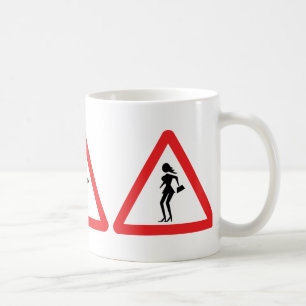 Varna skökan (den Attenzione skökan) underteckna Kaffemugg