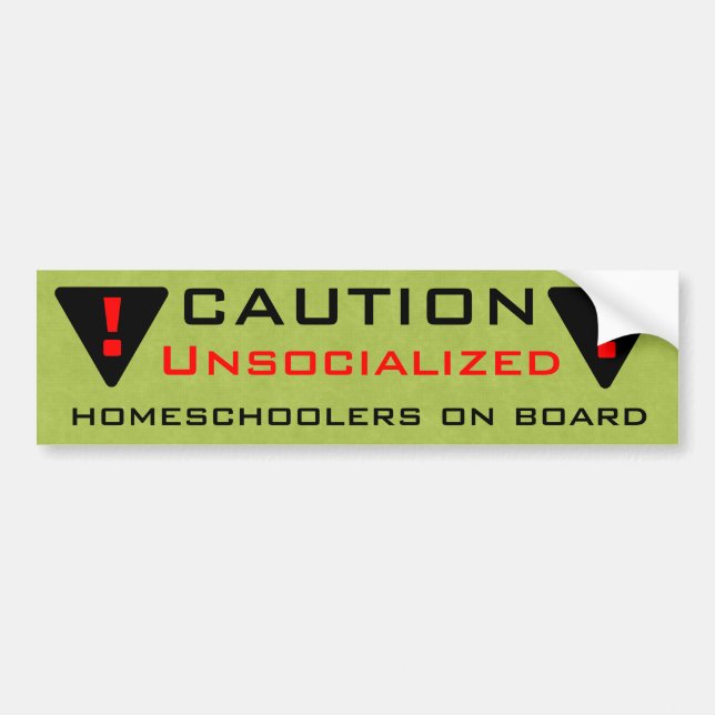 Varna: Unsocialized Homeschoolers ombord Bildekal (Framsidan)