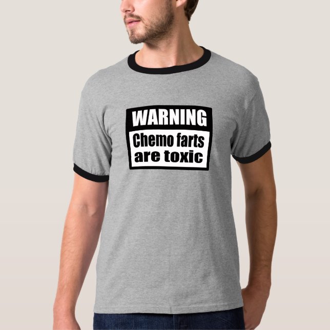 VARNANDE Chemo fisar är den giftliga RingerT-tröja Tee Shirt (Framsida)