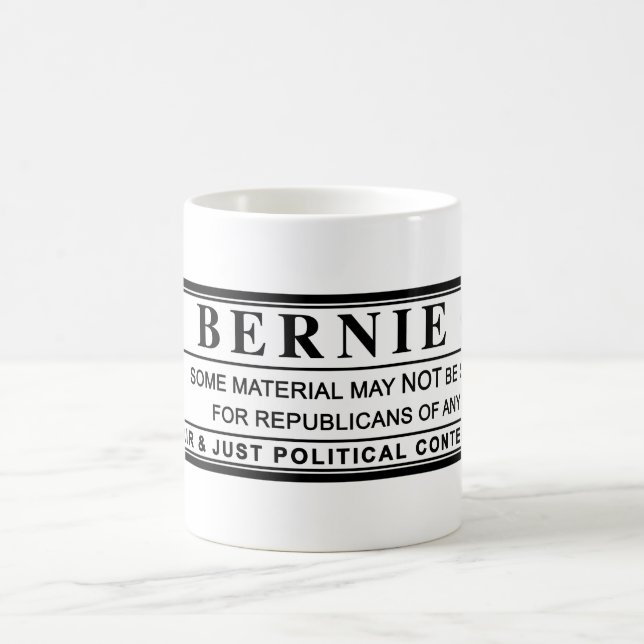 Varnande etikett för Bernie slipmaskiner Kaffemugg (Center)