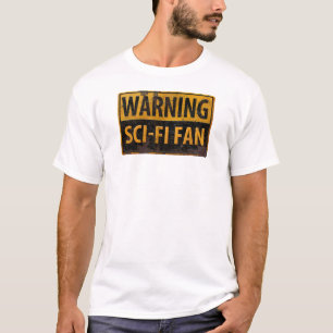 VARNANDE FLÄKT SCI-FI - metallfara varnar T Shirt