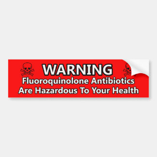 Varnande Fluoroquinolone antibiotikummar Bildekal