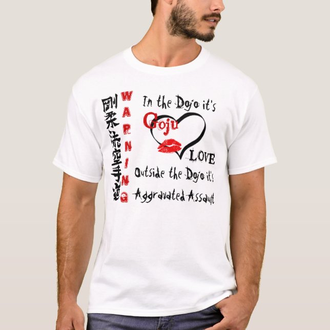 Varnande Goju KÄRLEK T Shirt (Framsida)