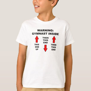 Varnande" gymnastinsida lurar T-tröja Tröja