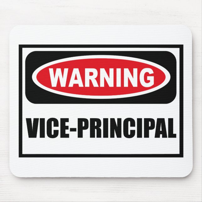 Varnande VICE-PRINCIPAL Mousepad Musmatta (Framsidan)