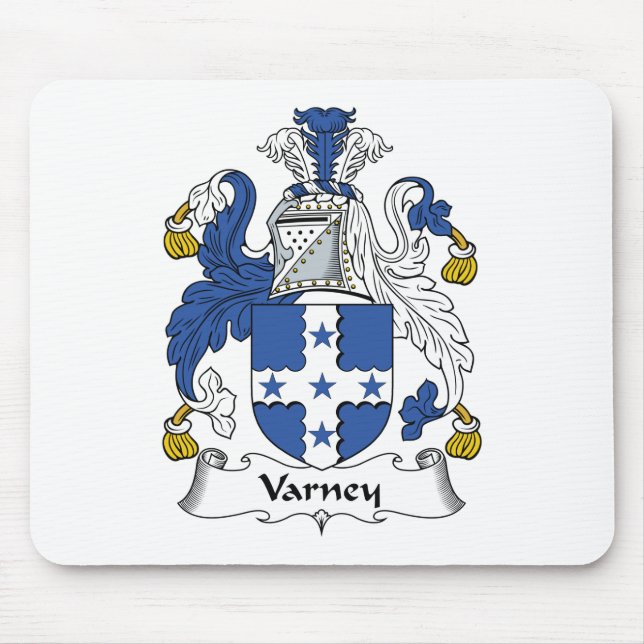 Varney familjvapensköld musmatta (Framsidan)