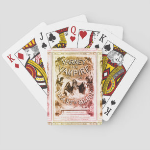 Varney the Vampire (Publikationstäcke) Casinokort