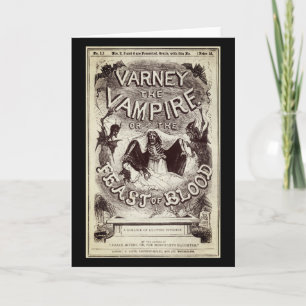 Varney the Vampire (Publikationstäcke) Kort
