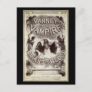 Varney the Vampire (Publikationstäcke) Vykort