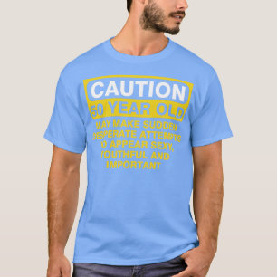 Varning 50 Ålder Födelsedag 1970 Funny Gag Gift 5 T Shirt