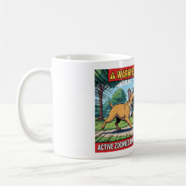 Varning Aktiva Zoomies Fransk Bulldog Rolig Hund D Kaffemugg