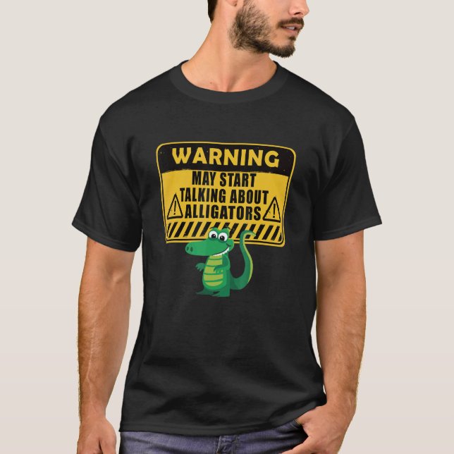 Varning Alligator Bästa Gator Alligator 2 T Shirt (Framsida)