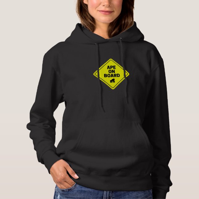 Varning Ape Ombord Investerar T Shirt (Framsida)
