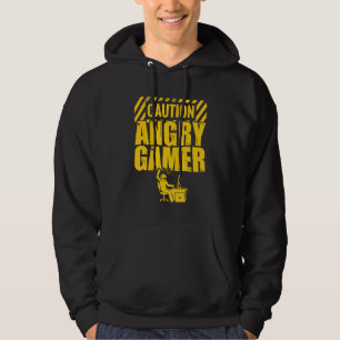 Varning Arg Gamer Video Game Player Pc Console G Hoodie