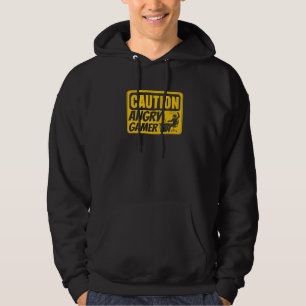 Varning Arg Gamer Video Game Player Pc Console G Hoodie