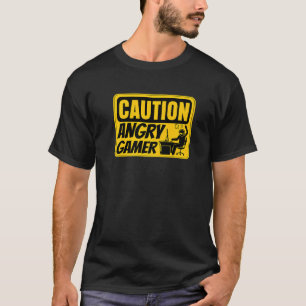 Varning Arg Gamer Video Game Player Pc Console G T Shirt