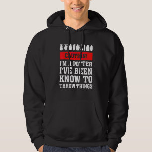Varning att jag är en Potter som jag har blivit kä Hoodie