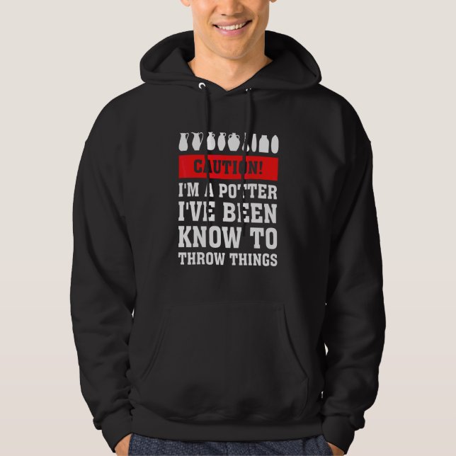 Varning att jag är en Potter som jag har blivit kä Hoodie (Framsida)