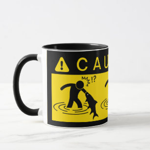 Varning: Attack Fish Mugg
